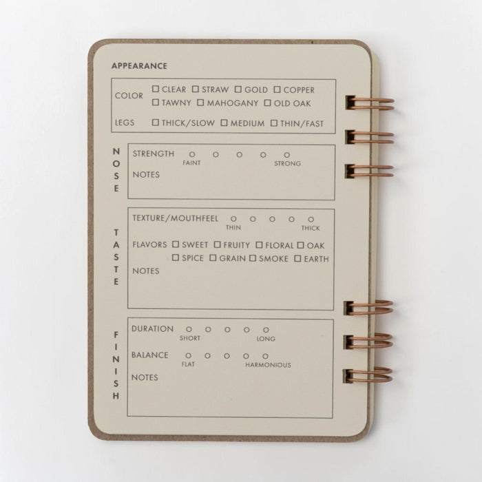 Bourbon Tasting Logbook
